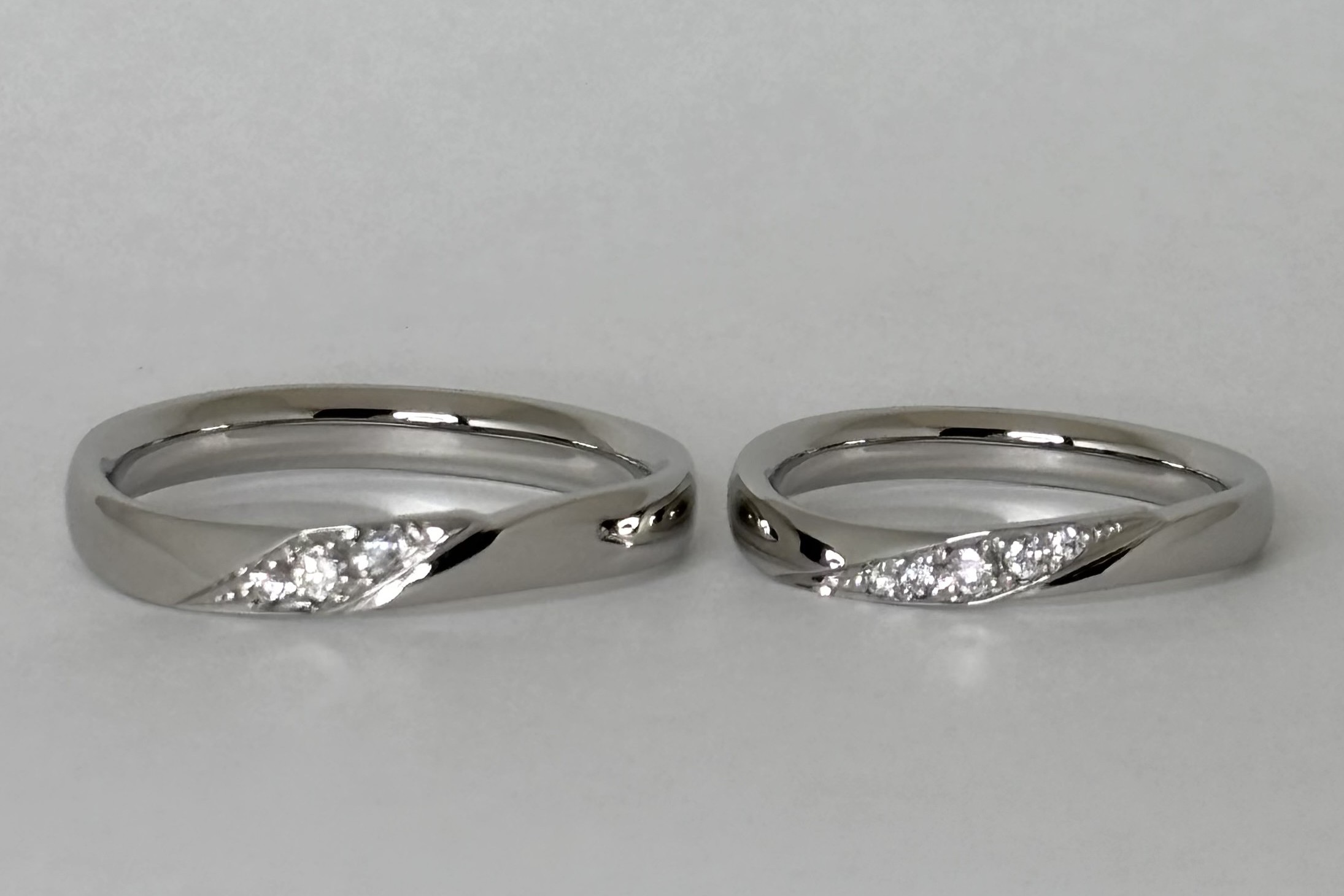 ダイヤモンドが輝くオリジナルデザインのサムネイル